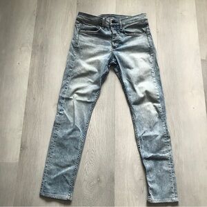 RAG & BONE FIT 1 LIGHT WASH BLUE JEANS LOW RISE MENS 31